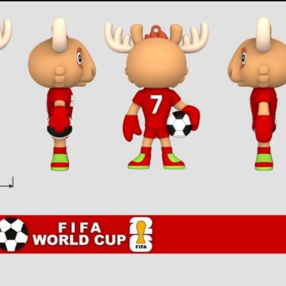 World Cup 2026 Mascots Keychain, Packages of 12 pcs - Picture 5 of 6